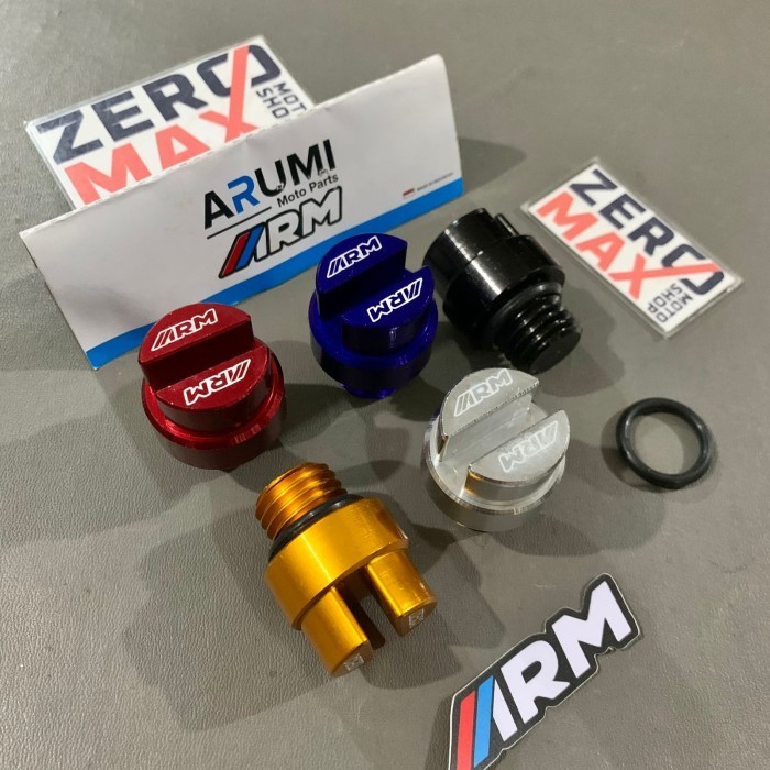 TUTUP OLI MESIN ARM ARUMI ALL NEW NMAX 2020 2021 2022 UP MIO