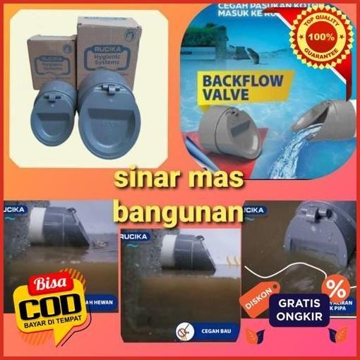 Original Back Flow Valve Rucika 3' Dan 4' ,Fiting Katup Satu Arah Rucika,Backflow Valve,Tutup Pembua