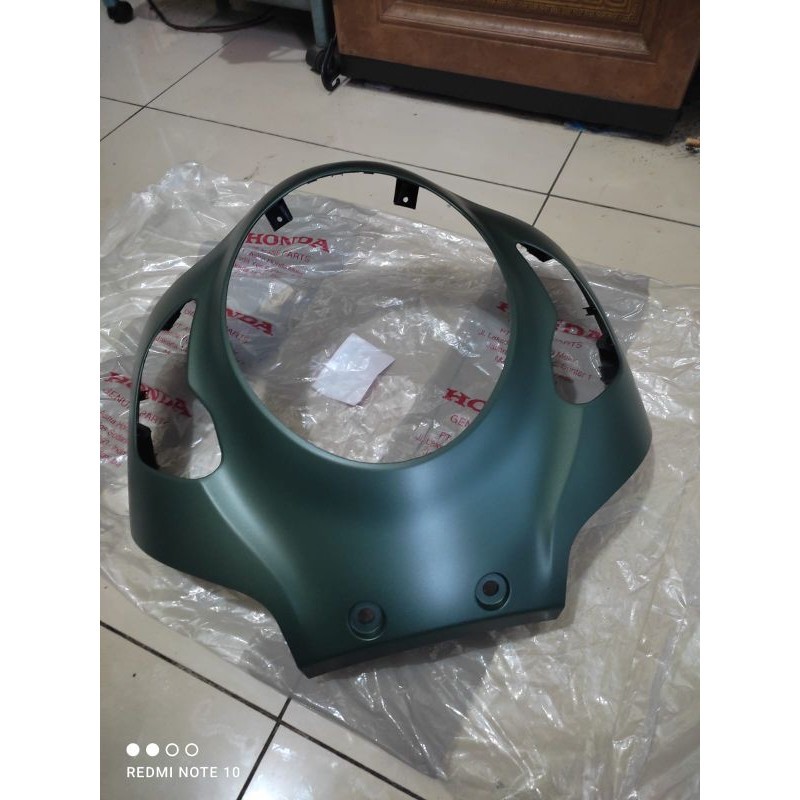 tameng depan scoopy 2023-2024 hijau doff original