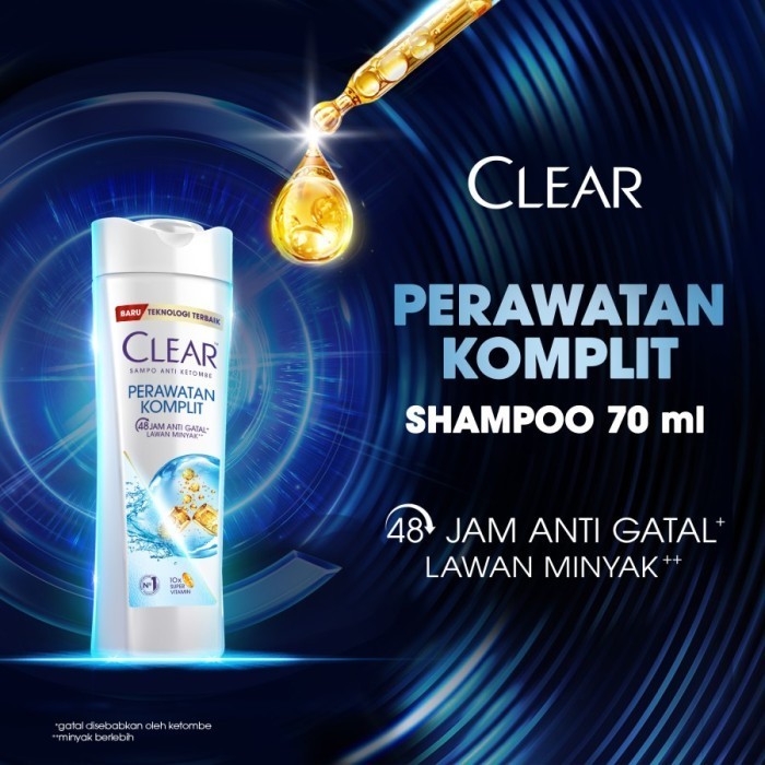 

CLEAR SHAMPOO ANTI KETOMBER COMPLETE SOFT CARE