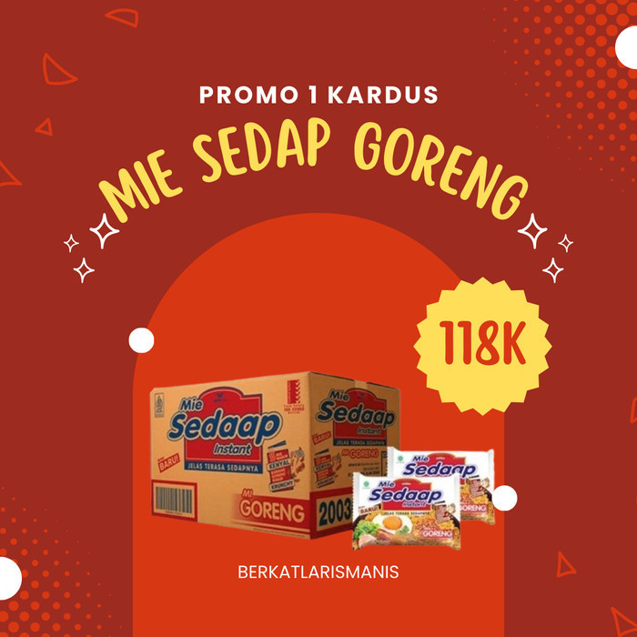 

MIE SEDAAP GORENG 1 KARTON