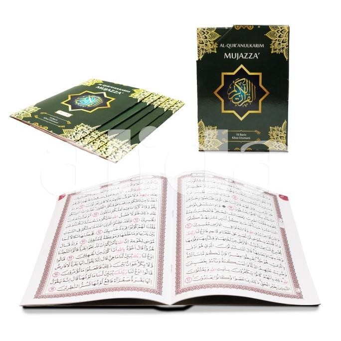 

Al-Quran Per Juz Mujazza Samsia 15 baris Uk A5 Alquran isi 30 Juz
