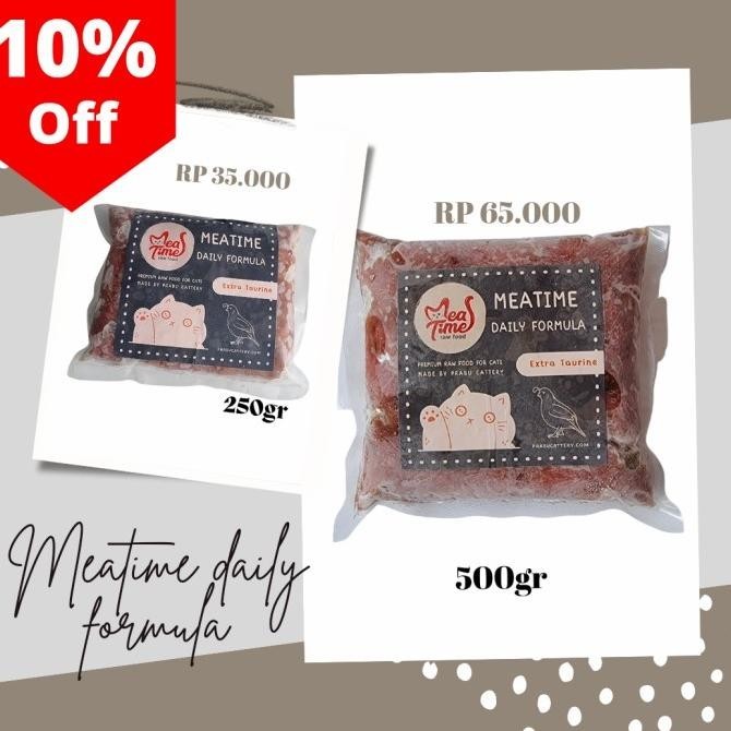 SALE  Cat food / Raw food puyuh giling (extra taurine)