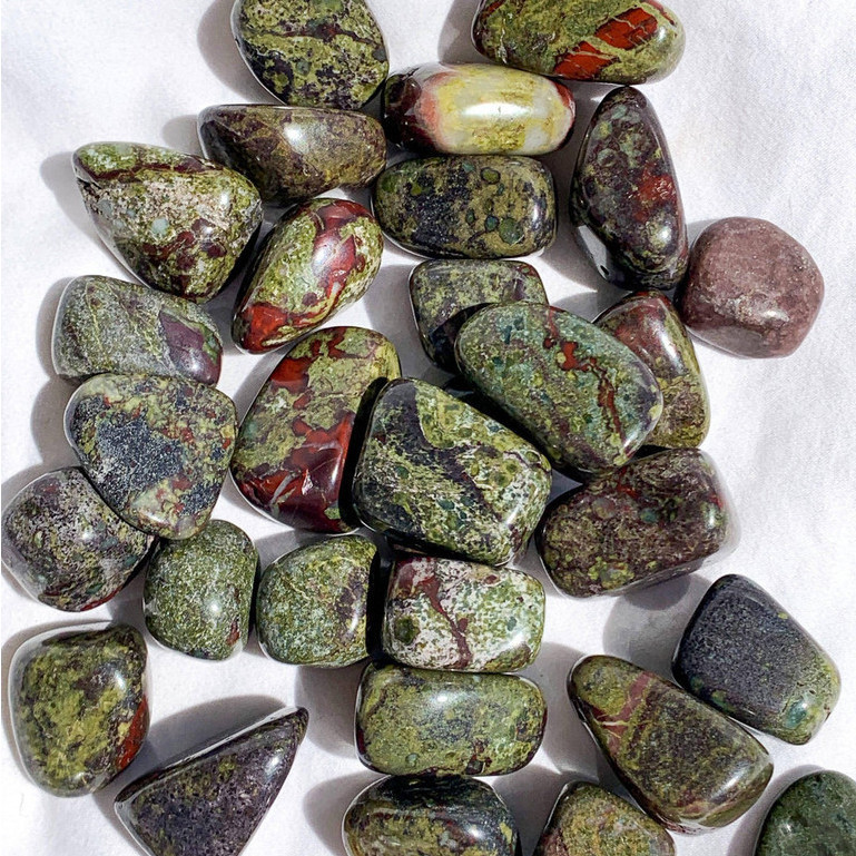 Dragon Blood Jasper Tumbles