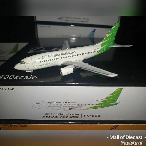 Citilink Boeing 737-300 PK-GGQ pandamodel 1:400