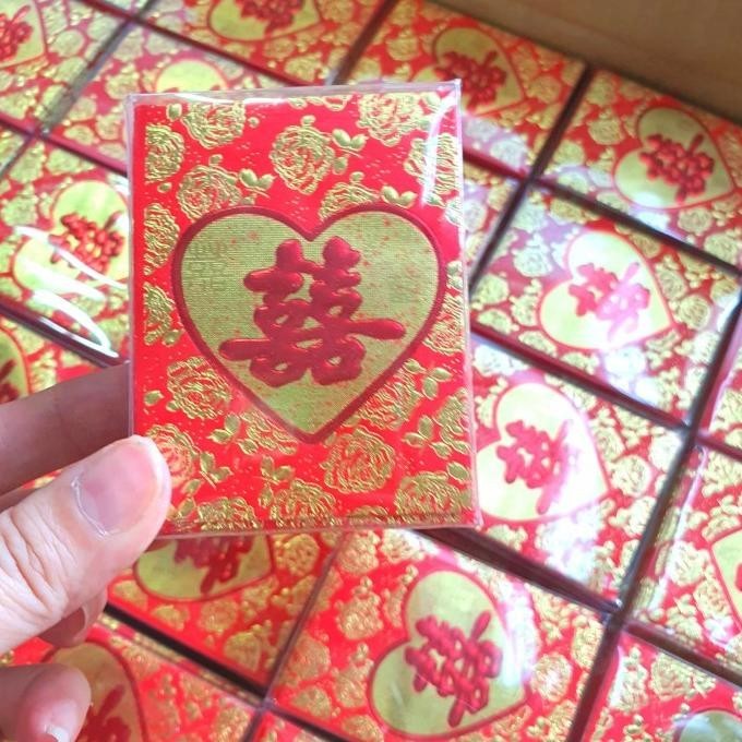 

OLH - Angpao Kawin Kecil Box isi 20 Angpau Sangjit Murah Ampao Shuangshi TERLARIS