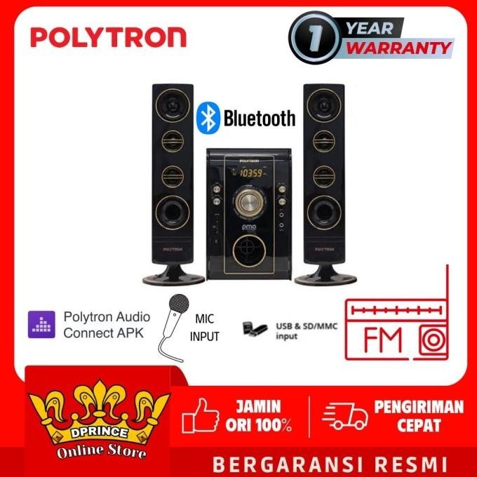 POLYTRON 9526 Multimedia Bluetooth  Speaker PMA9526 Radio PMA 9526 /B