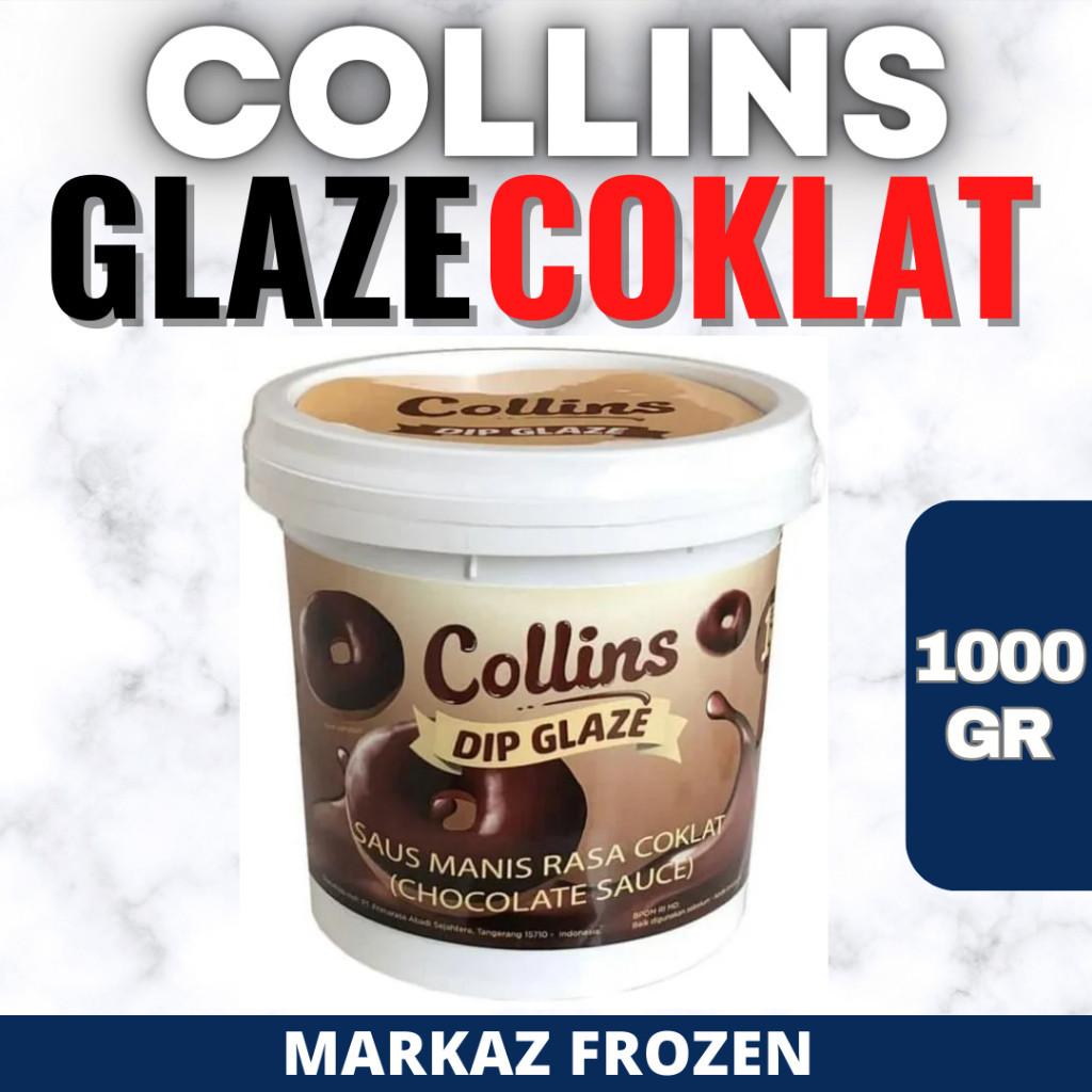 

COLLINS DIP GLAZE CHOCOLATE 1KG (12/Q)