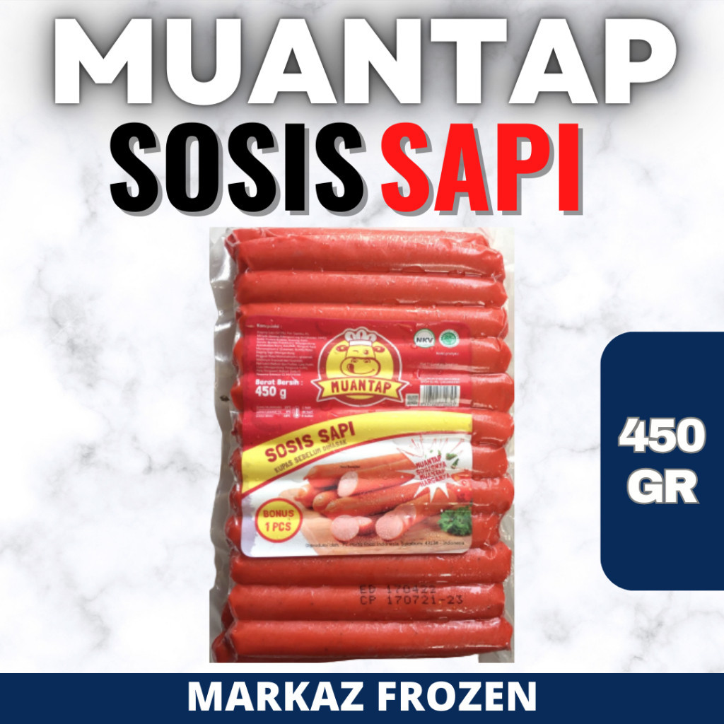 

MUANTAP SOSIS SAPI SHORT 450GR (20/Q)