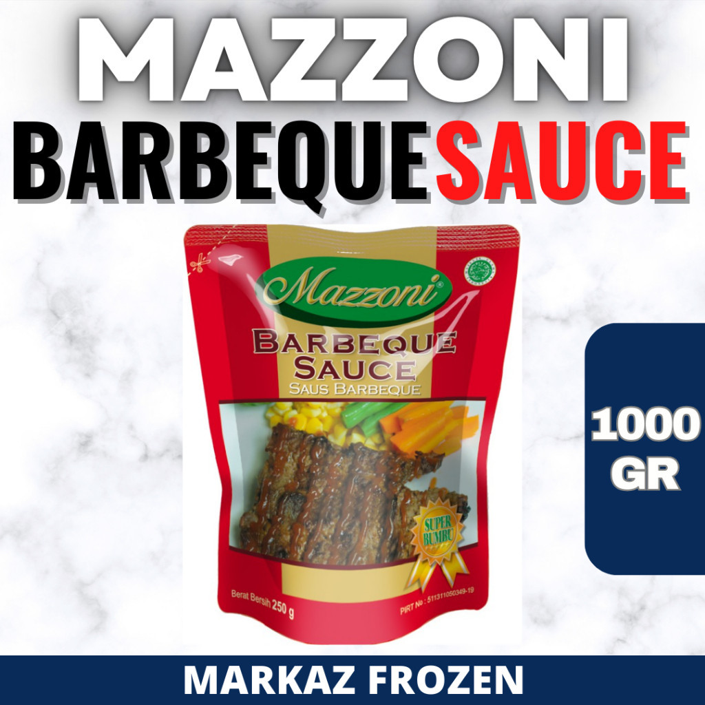 

MAZZONI SAUS BARBEQUE 1KG (6/Q)