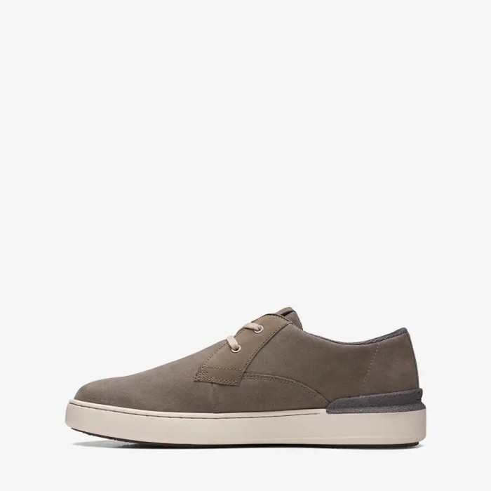 Clarks - Courtlite Khan (Original) Men'S Leather Shoes - Grey