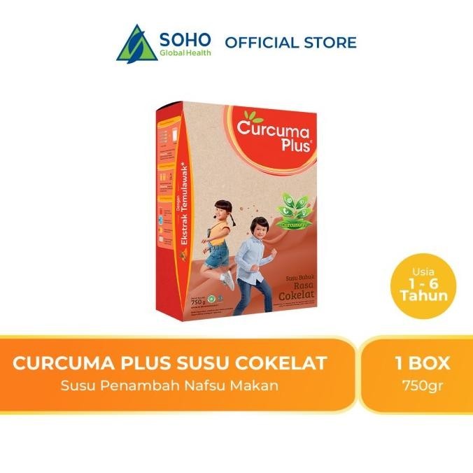 

Curcuma Plus Susu Bubuk Temulawak Tumbuh Kembang Anak - Coklat 750gr