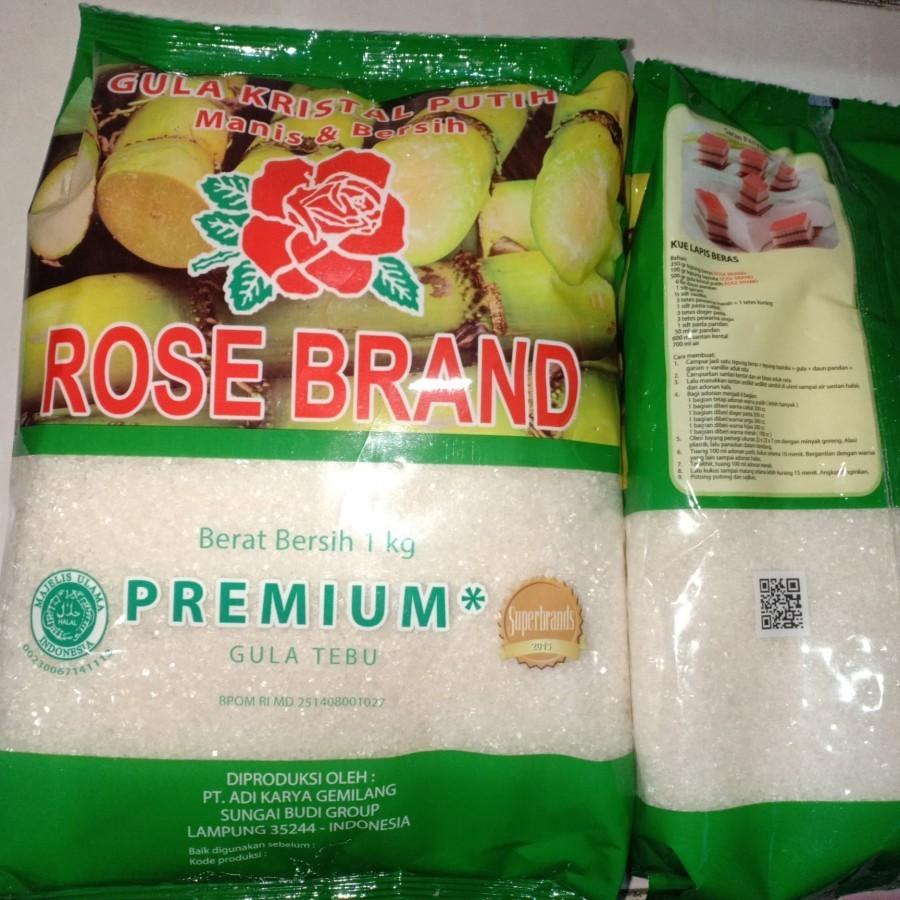 

Gula Pasir Rosebrand 1 kg Premium Manis MURAH