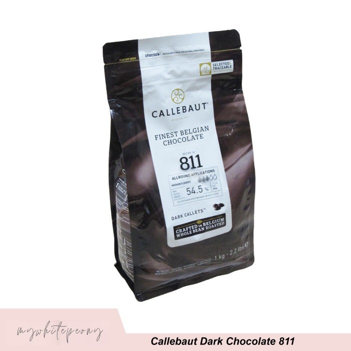 

Terlaris Callebaut Dark Chocolate 811 (54,5%) 100 gram repack SALE