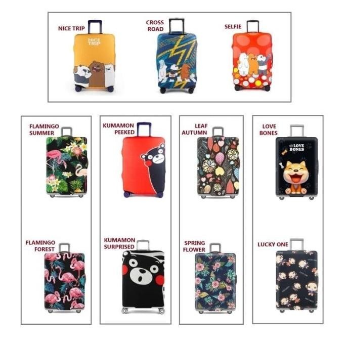 Sarung Koper / Luggage Koper Elastis (Ukuran S Koper 18 - 22 Inch)