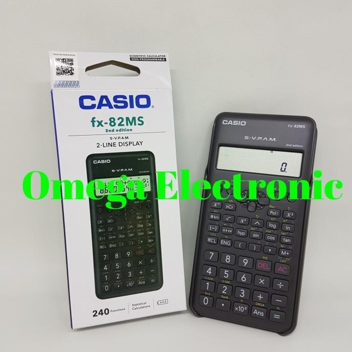 

Casio Fx-82Ms Scientific Calculator Kalulator Ilmiah Sekolah Kuliah