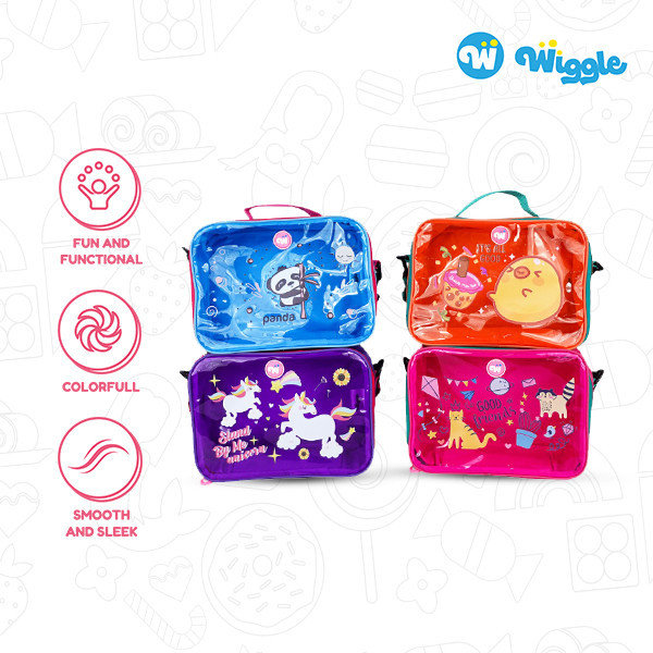 Tas Bekal Anak / Tas Lunch Bag Anak - Wiggle Girl Mix Lunch Bag