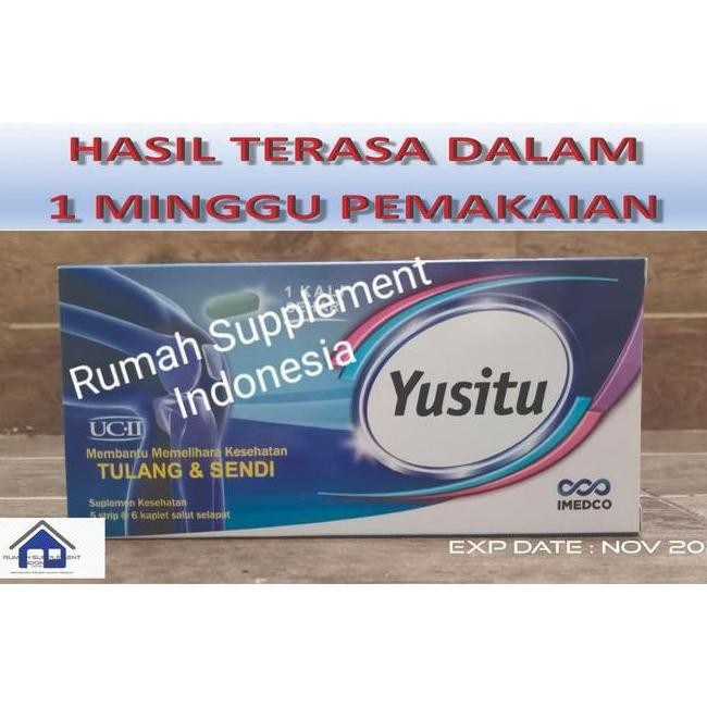 YANG BARUUU OBAT NYERI LUTUT, YUSITU SUPPLEMEN TULANG & SENDI
