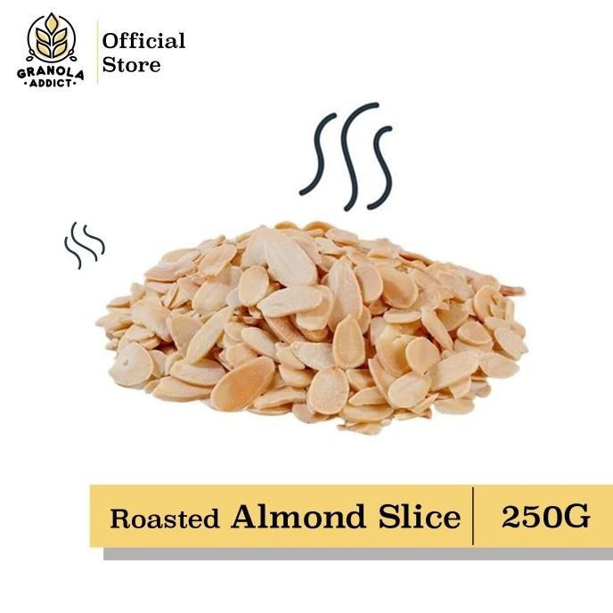 

Roasted Almond Slice / Irisan Kacang Almond Panggang 250G