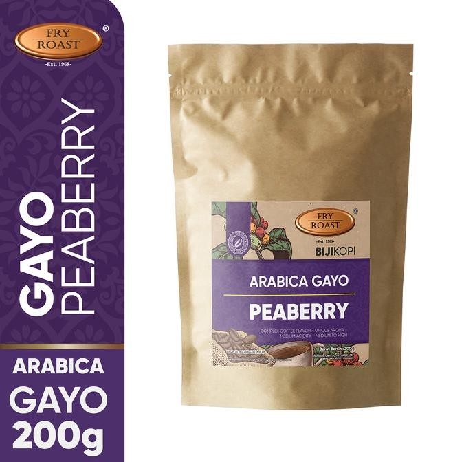 

KOPI ARABIKA GAYO LANANG PEABERRY 200 GRAM BIJI DAN BUBUK