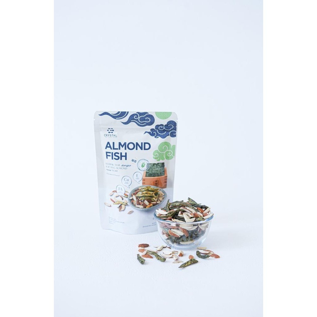 

Crystal of the Sea - Almond Fish Snack (Seaweed) 80gr