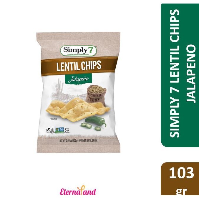 

Simply 7 Lentil Chips - keripik impor usa