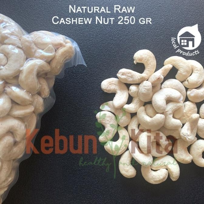

Natural Raw Cashew Nut 250gr (Kacang Mete Mentah)
