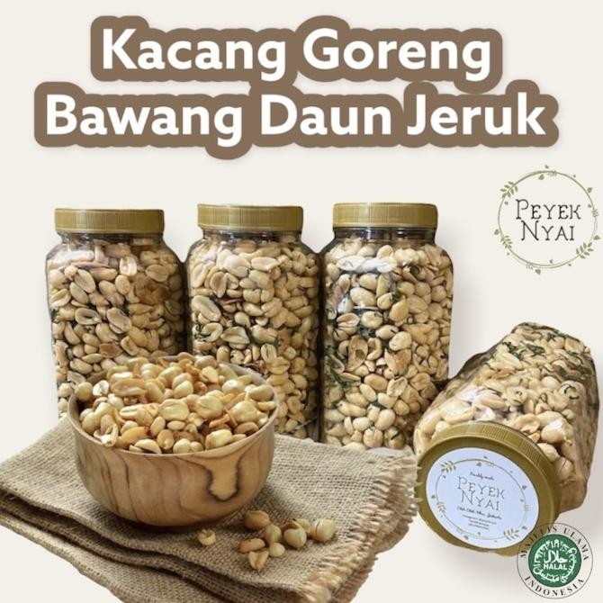 

Peyek Nyai | Kacang Goreng Bawang Daun Jeruk