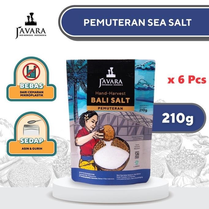 

Javara Garam Laut Natural 210 g - Kemasan 1 KARTON Isi 6pcs