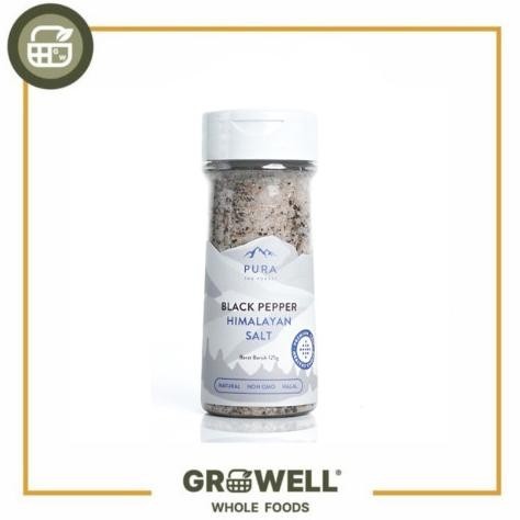 

PURA BLACK PEPPER HIMALAYAN SALT 125GR