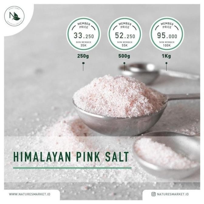 

Nature's Market Himalaya Pink Salt 1kg