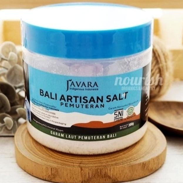 

JAVARA Bali Artisan Sea Salt Pemuteran - Fleur De Sel Sea Salt 300gr