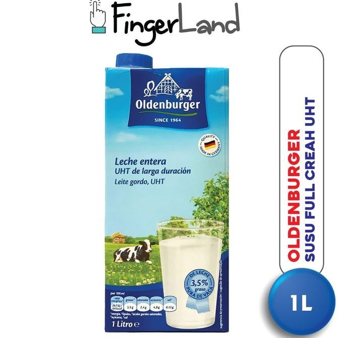 

OLDENBURGER Full Cream Milk 3,5% Fat 1 Liter Susu Full Cream