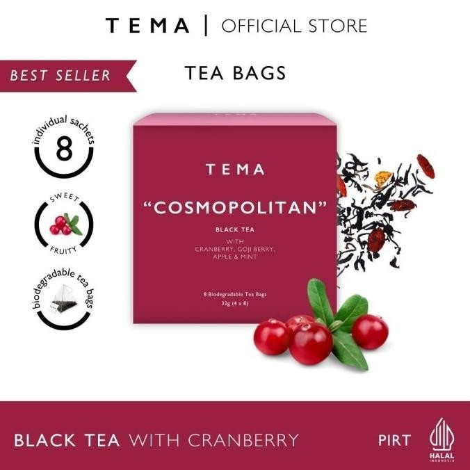 

TEMA Tea Bags - Cosmopolitan / Black Berries Tea