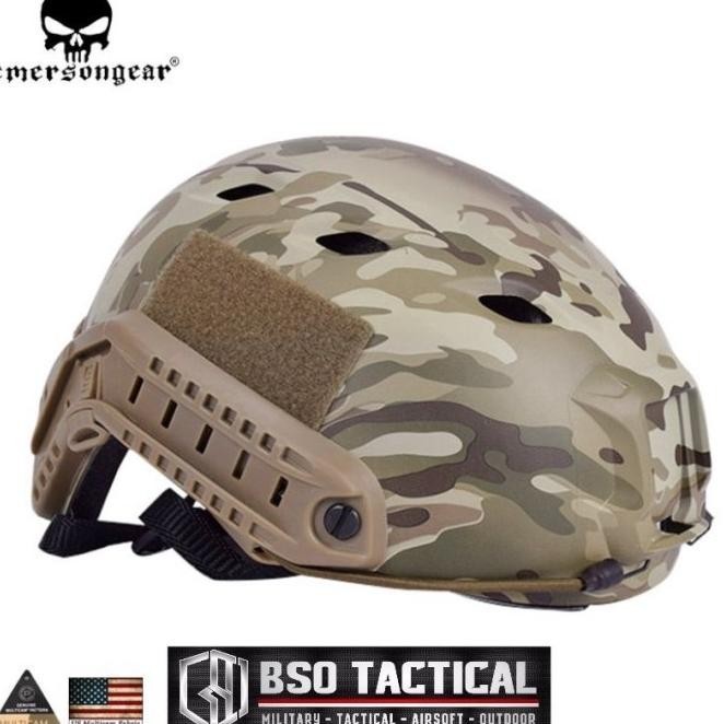 Emerson Helmet Fast Bj Type Tactical Helm Emersongear Ori Include Part