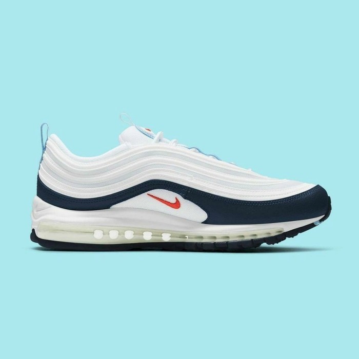 Nike Air Max 97 White Obsidian Navy Original Murah