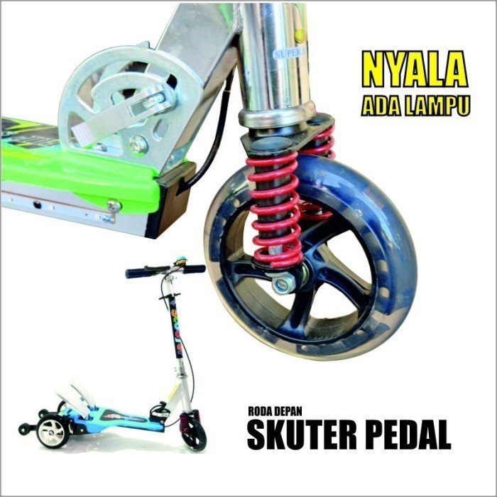 PART SCOOTER RODA DEPAN SKUTER SCOOTER INJAK OTOPED ANAK ORIGINAL BEST QUALITY