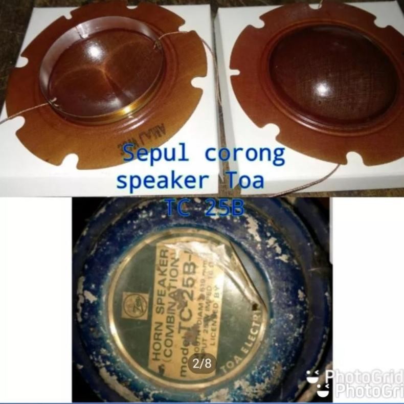 sepul sepull spul Lilitan penganti sparepart penganti corong speaker Toa TC 25B corong speaker lama 