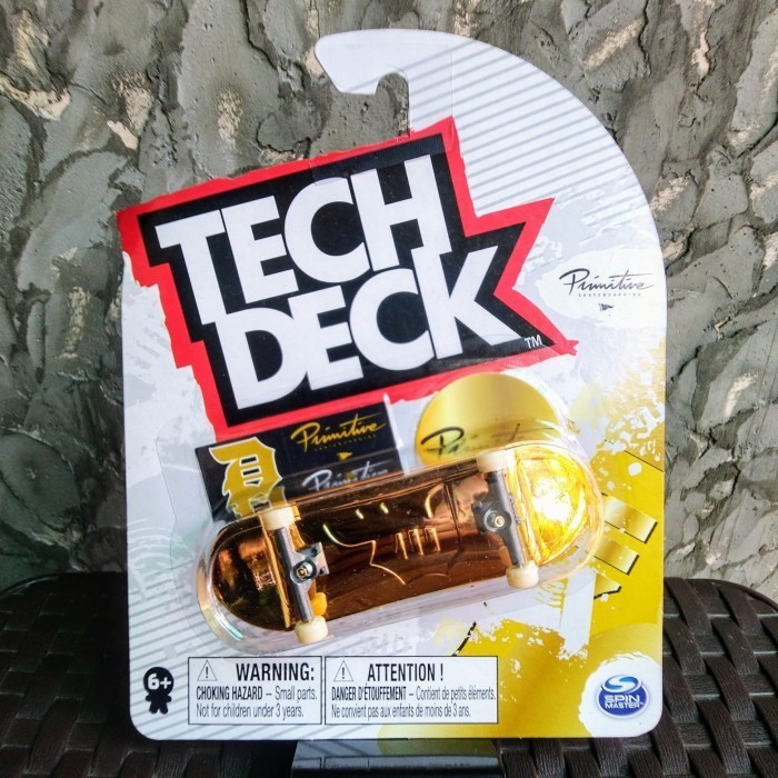 TECH DECK FINGERBOARD PRIMITIVE SKATEBOARDING GOLD ORIGINAL BEST QUALITY