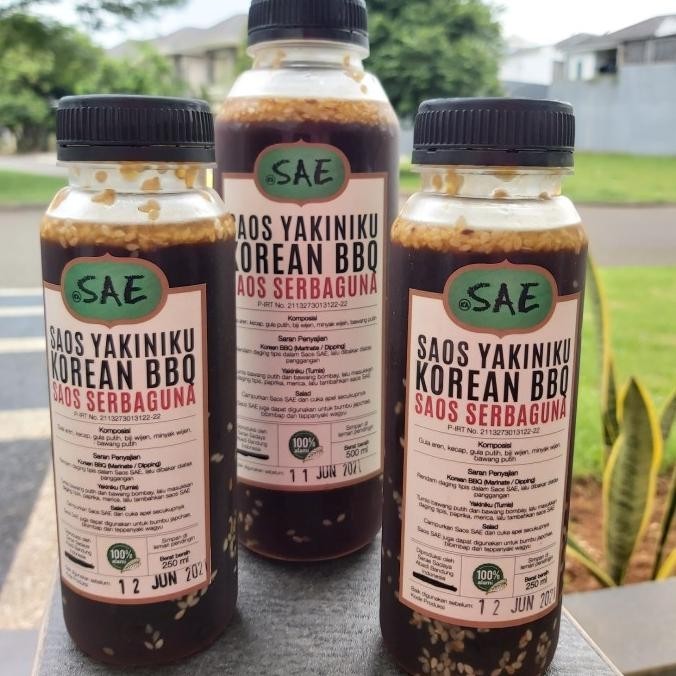 

Sae Sauce Yakiniku Korean Bbq 500 Ml - Marinade And Dipping Sauce