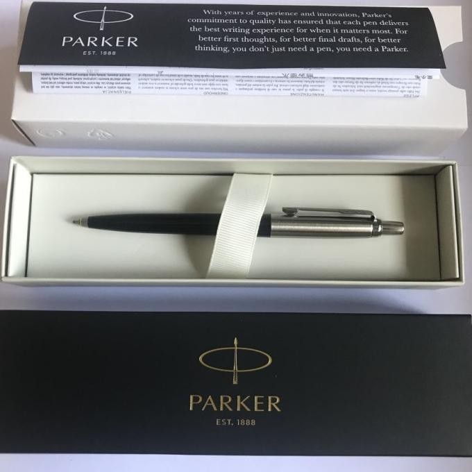 

Parker Jotter Original Ballpoint SPC Black Crome Trim ( Klip Silver ) TA