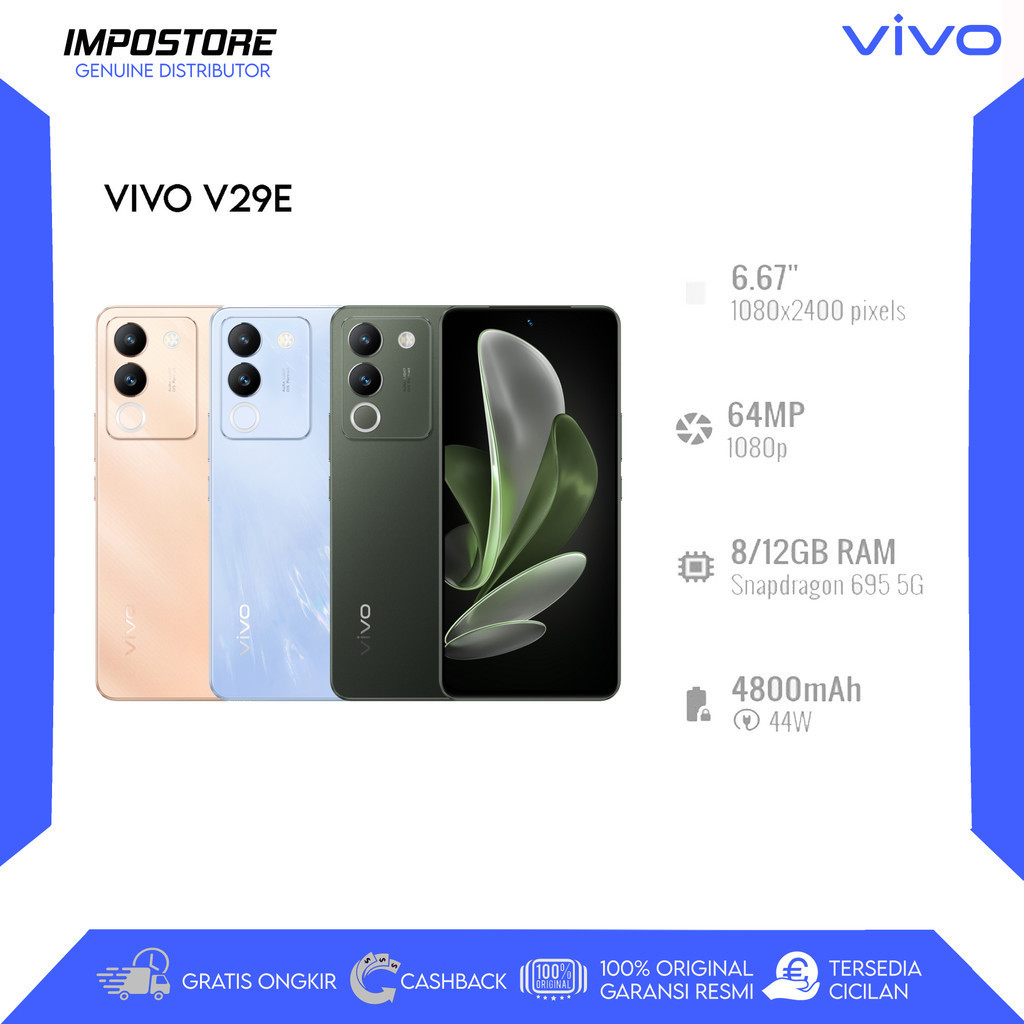 VIVO V29E - 8/256 GB - SNAPDRAGON 695 - REPACK