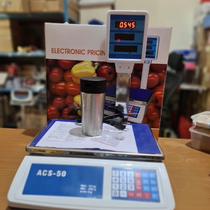 Timbangan Buah Sonic Acs-P 50Kg / Timbangan Buah 50 Kg Timbangan 50Kg