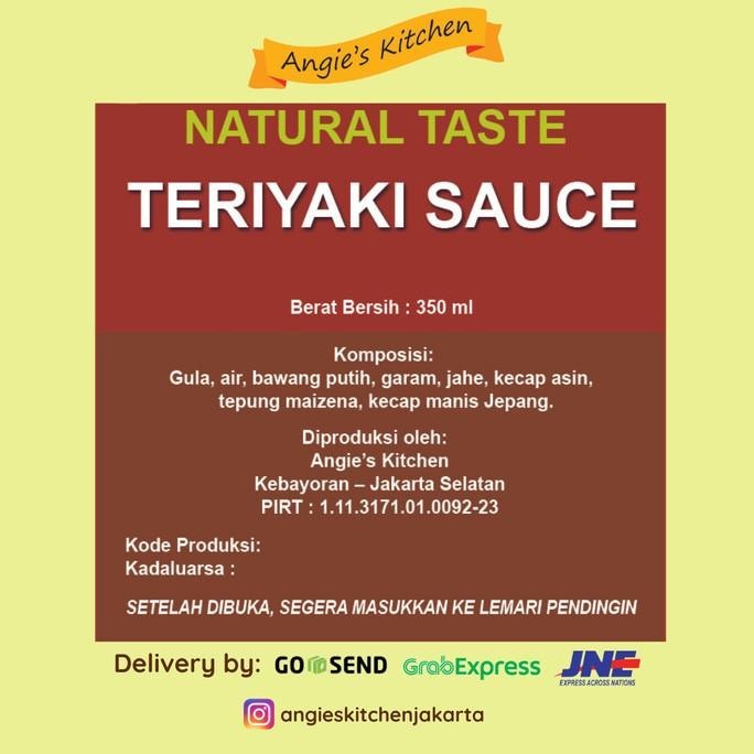 

Teriyaki Sauce Angie'S Kitchen