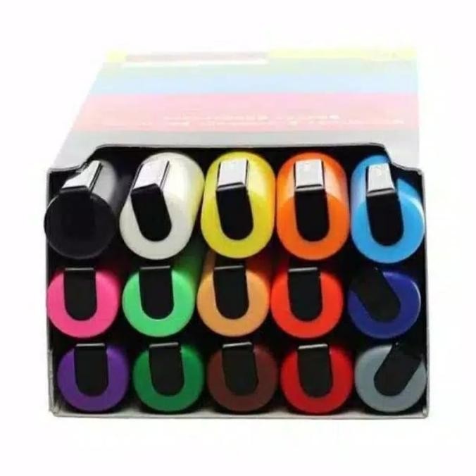 

Uni Posca Set 15 Medium Tip Marker - Pc-5M - Poster Paint Markers