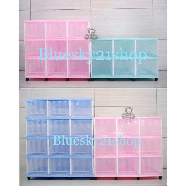 DFG TRIPLE CLUB FLIP 2 SUSUN / LEMARI PLASTIK TRIPLE CLUB FLIP 2 SUSUN / LEMARI PLASTIK CLUB MURAH /