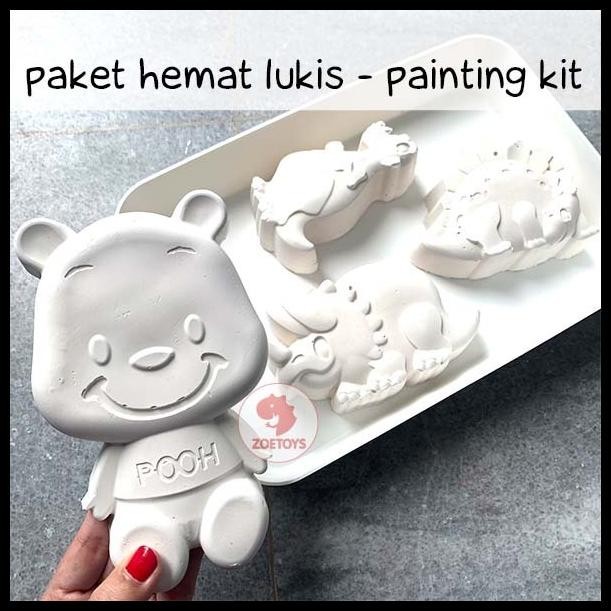 

GRATIS ONGKIR SHUKAKU PAKET HEMAT LUKIS GYPSUM PAINTING KIT BIG STARTER KIT MELUKIS !!!