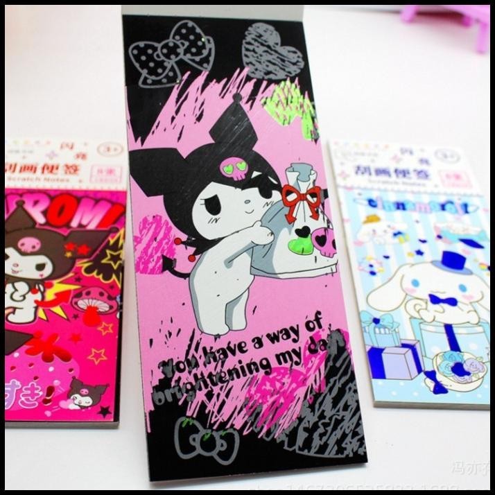 

HOT DEAL SCRATCH NOTE RAINBOW /BUKU MAGIC WARNA COLOURFUL MOTIF DISNEY N FRIEND !!!!!!