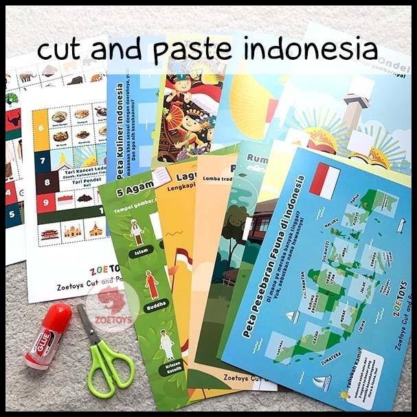 

HOT DEAL SHUKAKU CUT AND PASTE ACTIVITY | KERTAS GUNTING TEMPEL