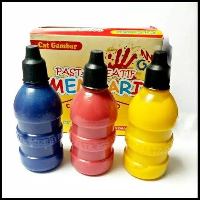 

BEST DEAL CAT PASTA MENTARI 3WARNA/ FINGER PAINT UNTUK ANAK !!!!!